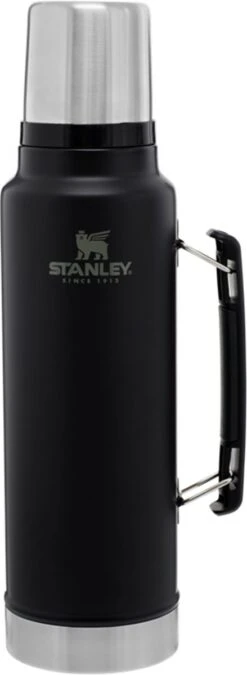 Stanley The Legendary Classic Bottle 1,00L - Thermosfles - Matte Black -LAVAZZA Winkel 439x1200 1