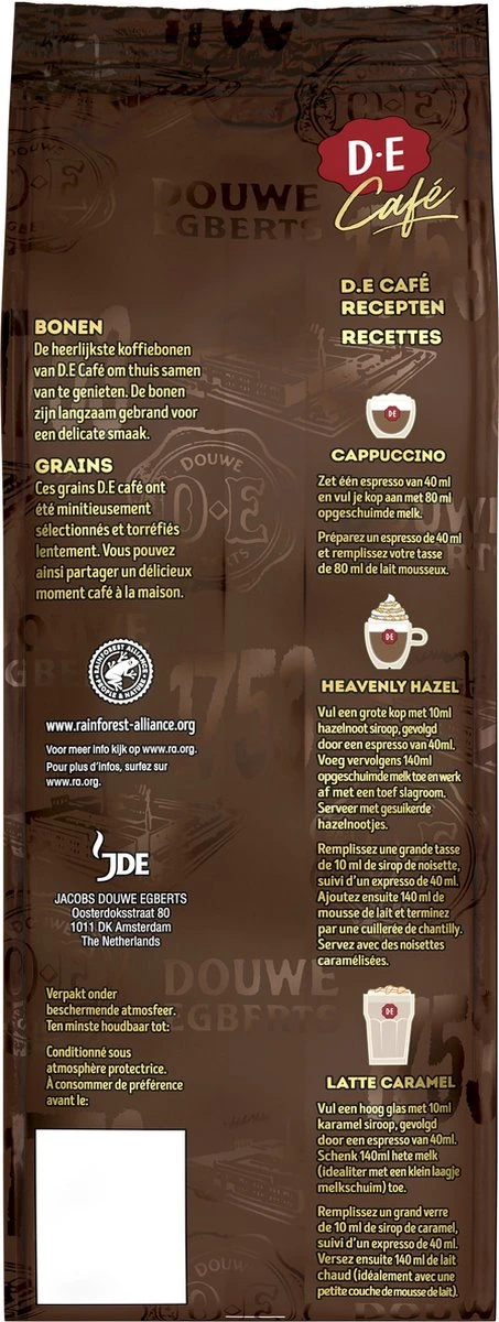 Douwe Egberts D.E Café Creatie Koffiebonen - 7/9 Intensiteit - 4 x 500 gram Douwe Egberts D.E Café Creatie Koffiebonen - 7/9 Intensiteit - 4 X 500 Gram -LAVAZZA Winkel 453x1200 3