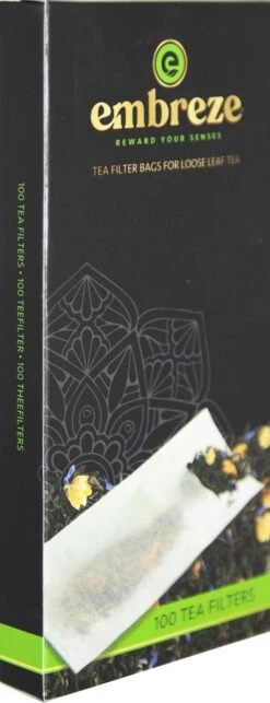 Embreze Theefilter Voor Losse Thee | 100% Chloorvrij | 100 Theefilters -LAVAZZA Winkel 461x1200
