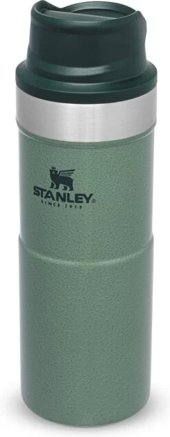 Stanley Trigger-Action Travel Mug 0.35L - Thermosfles - Hammertone Green -LAVAZZA Winkel 467x1200