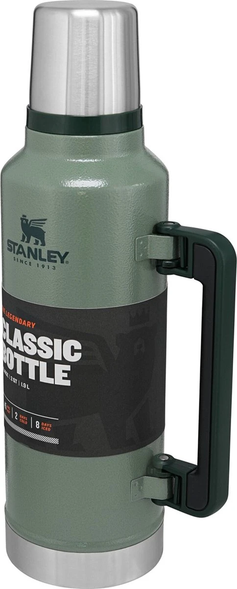 Stanley The Legendary Classic Bottle 1,90L - thermosfles - Hammertone Green Stanley The Legendary Classic Bottle 1,90L - Thermosfles - Hammertone Green -LAVAZZA Winkel