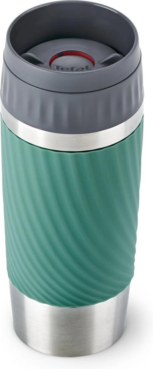 Tefal Travel Mug Easy Twist Thermobeker - Groen - 0,36 liter Tefal Travel Mug Easy Twist Thermobeker - Groen - 0,36 Liter -LAVAZZA Winkel