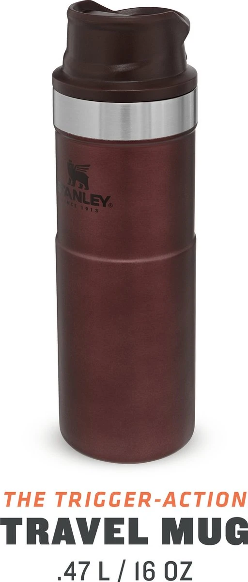 Stanley Trigger-Action Travel Mug 0.47L - thermosfles - Wine Stanley Trigger-Action Travel Mug 0.47L - Thermosfles - Wine -LAVAZZA Winkel 512x1200 1