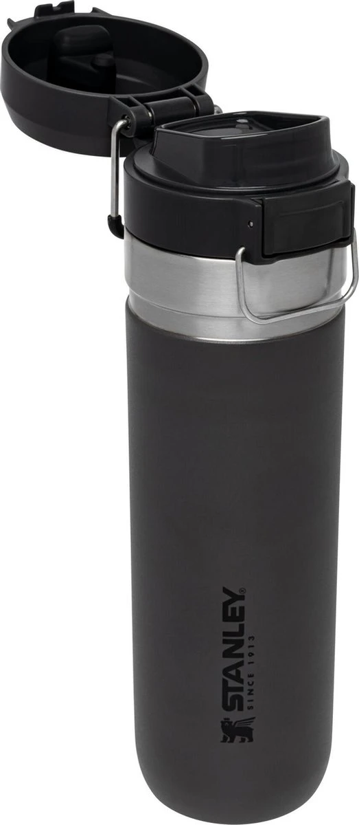 Stanley The Quick Flip Water Bottle 0,70L - Thermosfles - Charcoal Stanley The Quick Flip Water Bottle 0,70L - Thermosfles - Charcoal -LAVAZZA Winkel