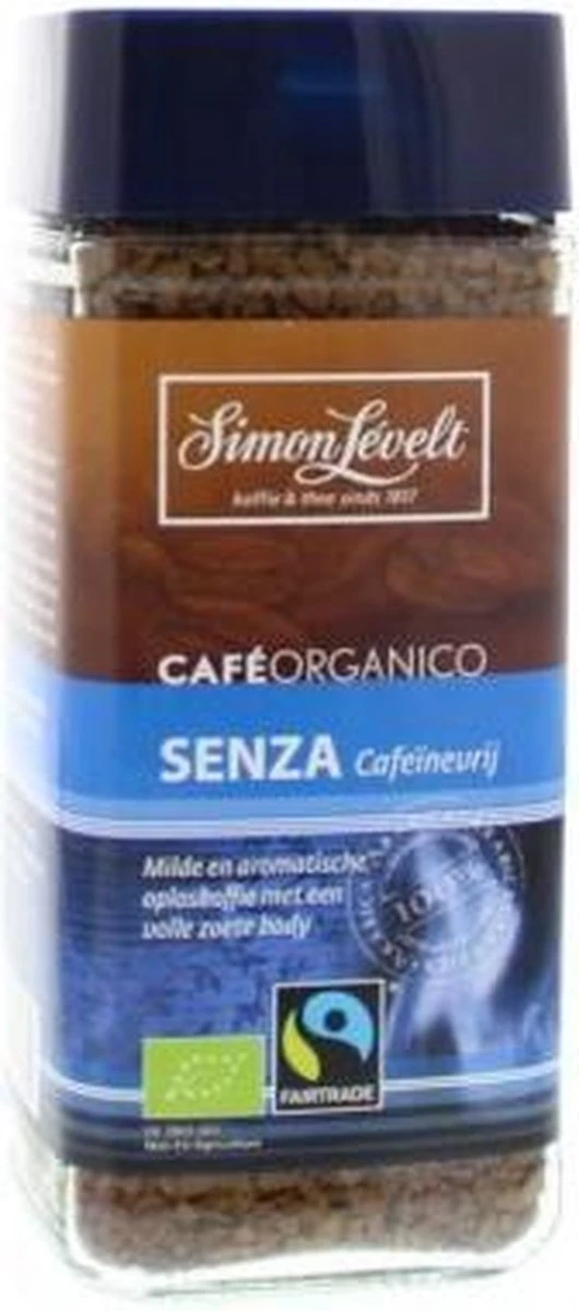 Simon Lévelt | Cafeïnevrije oploskoffie Premium Organic Coffee - 100g Simon Lévelt | Cafeïnevrije Oploskoffie Premium Organic Coffee - 100g -LAVAZZA Winkel 530x1200 4