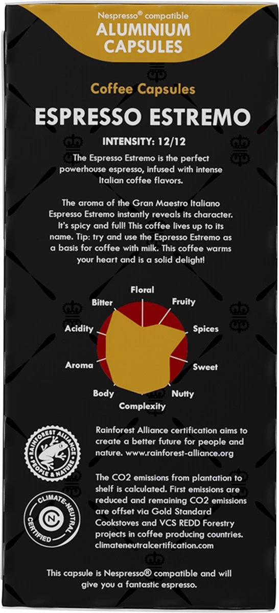 Gran Maestro Italiano - Koffiecups - Nespresso Compatibel Proefpakket - Espresso, Lungo en Meer - 10 x 20 cups Gran Maestro Italiano - Koffiecups - Nespresso Compatibel Proefpakket - Espresso, Lungo En Meer - 10 X 20 Cups -LAVAZZA Winkel 546x1200 3