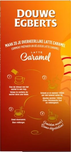Douwe Egberts Verwenkoffie Latte Caramel Oploskoffie - 5 X 8 Zakjes -LAVAZZA Winkel 559x1200 2