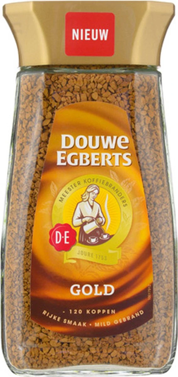 Douwe Egberts Gold Oploskoffie - 6 x pot van 200 gram Douwe Egberts Gold Oploskoffie - 6 X Pot Van 200 Gram -LAVAZZA Winkel 566x1200 1