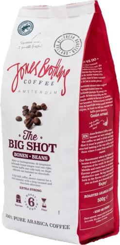 Jones Brothers Coffee The Big Shot Koffiebonen - 6 X 500 Gram 4 Jones Brothers Coffee The Big Shot Koffiebonen - 6 X 500 Gram -LAVAZZA Winkel 591x1200 1