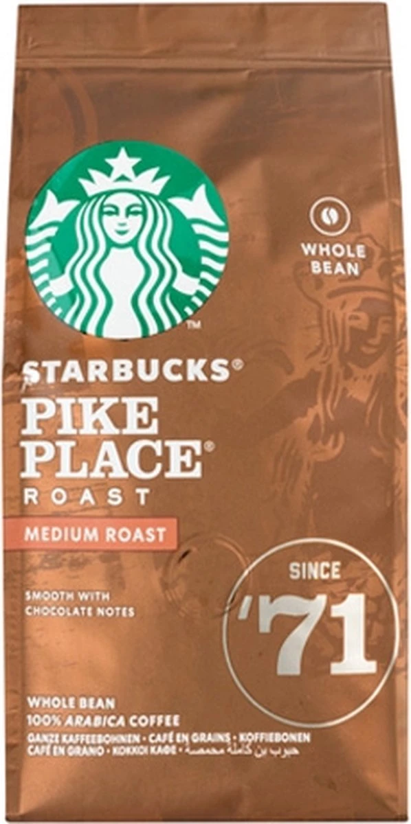 Starbucks® Pike Place® - koffiebonen - 200 gram Starbucks® Pike Place® - Koffiebonen - 200 Gram -LAVAZZA Winkel 598x1200 3