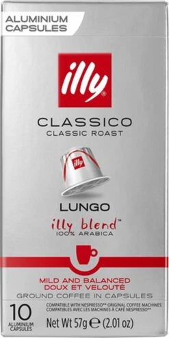 Illy Lungo Classico Koffiecups - Intensiteit 5/9 - 10 X 10 Capsules -LAVAZZA Winkel 601x1200 2