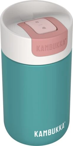 Kambukka Olympus Thermosbeker 300 Ml - Makkelijk Reinigen - Lekvrije Koffiebeker - RVS - Enchanted Forest