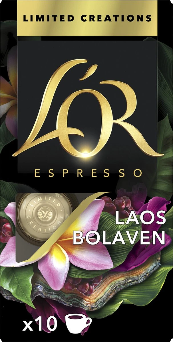 L'OR Espresso Limited Creations Laos Bolaven Koffiecups - Intensiteit 7/12 - 10 x 10 Capsules L'OR Espresso Limited Creations Laos Bolaven Koffiecups - Intensiteit 7/12 - 10 X 10 Capsules -LAVAZZA Winkel 606x1200 12