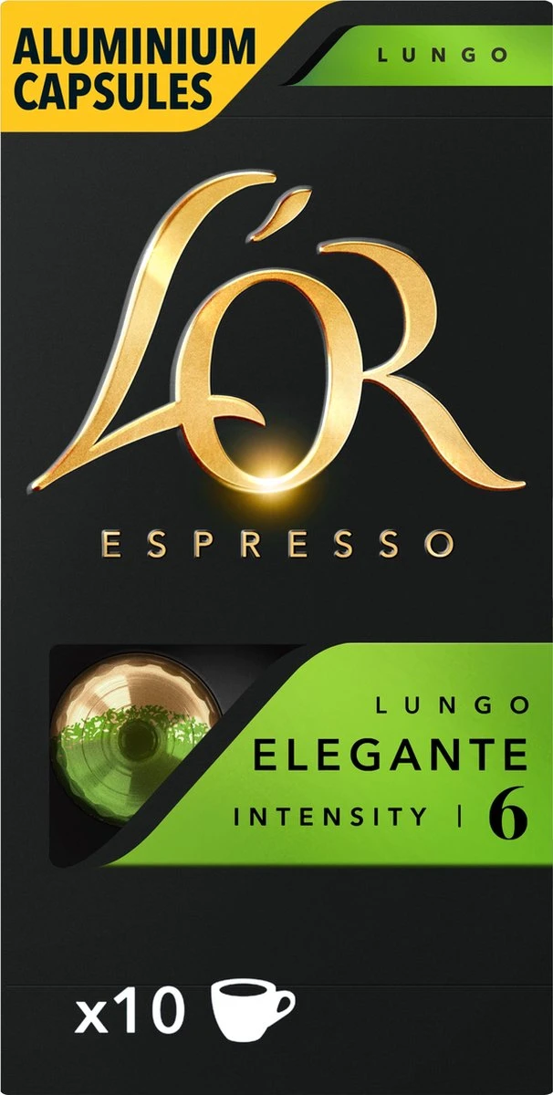 L'OR Lungo Elegante Koffiecups - Intensiteit 6/12 - 10 x 10 capsules L'OR Lungo Elegante Koffiecups - Intensiteit 6/12 - 10 X 10 Capsules -LAVAZZA Winkel 606x1200 8