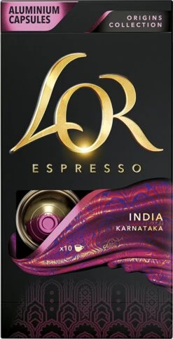 L'OR Espresso Origins India (10) - 10 X 10 Koffiecups -LAVAZZA Winkel 614x1200 2