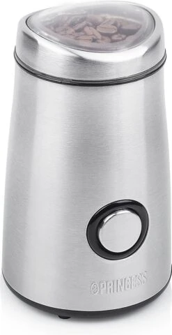 Princess Coffee Grinder Stainless Steel Deluxe 01.242196.01.001 -LAVAZZA Winkel 617x1200 1