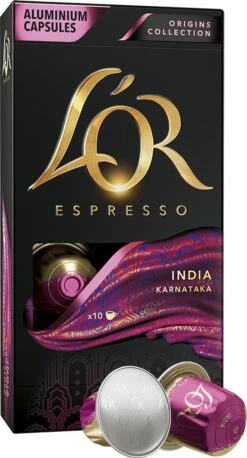 L'OR Espresso Origins India (10) - 10 X 10 Koffiecups -LAVAZZA Winkel 647x1200 3