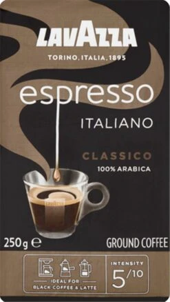 Lavazza Espresso Italiano Classico Gemalen / Filterkoffie - 8 X 250 Gram -LAVAZZA Winkel 676x1200 2