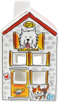 Blond Amsterdam, Dier: Lichthuisje Dog -LAVAZZA Winkel 686x1200 1