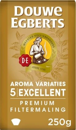 Douwe Egberts Excellent - Filterkoffie - 12 X 250 Gram -LAVAZZA Winkel 699x1200 1