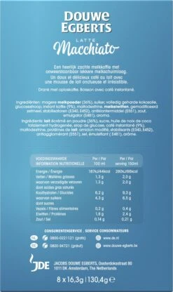 Douwe Egberts Verwenkoffie Latte Macchiato Oploskoffie - 5 X 8 Zakjes -LAVAZZA Winkel 713x1200 3