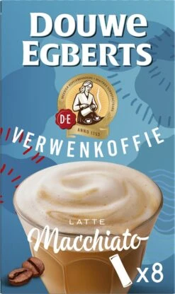Douwe Egberts Verwenkoffie Latte Macchiato Oploskoffie - 5 X 8 Zakjes -LAVAZZA Winkel 713x1200 4