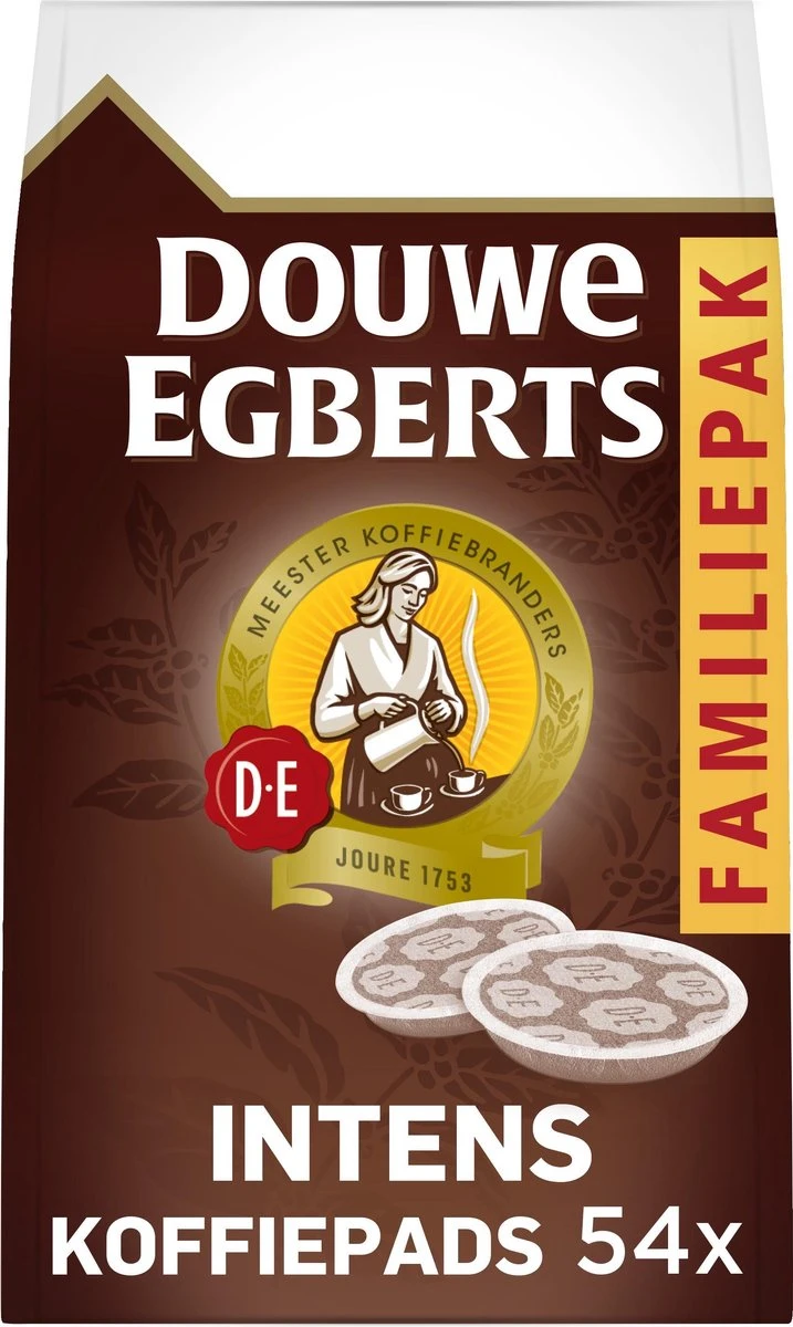 Douwe Egberts Intens Koffiepads - 4 x 54 pads Douwe Egberts Intens Koffiepads - 4 X 54 Pads -LAVAZZA Winkel