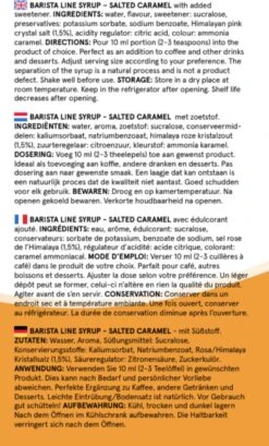 Fitcy | Koffiesiroop | Salted Caramel | Barista Syrup | Zero | Vegan | Vetvrij | Suikervrij | Keto-vriendelijk | Koffie | Siroop | MET DOSEERPOMP | 1L -LAVAZZA Winkel 725x1200 1