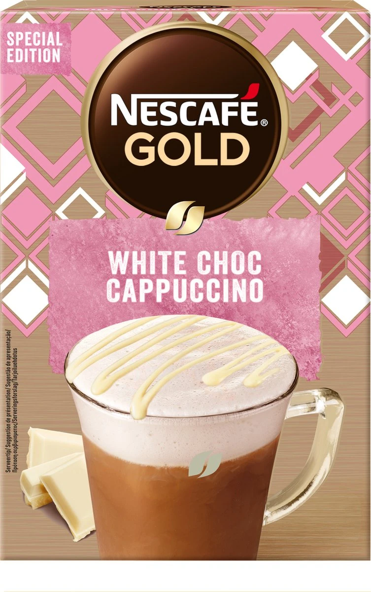 NESCAFE GOLD White Choc Cappuccino 6 doosjes à 8 Zakjes NESCAFE GOLD White Choc Cappuccino 6 Doosjes à 8 Zakjes -LAVAZZA Winkel 753x1200 3