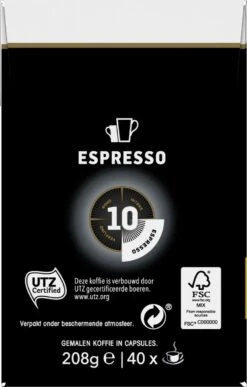 Douwe Egberts Espresso Krachtig (10) - 5 X 40 Koffiecups -LAVAZZA Winkel 765x1200