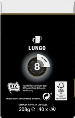 Douwe Egberts Lungo Intens (8) - 5 X 40 Koffiecups -LAVAZZA Winkel 765x1200 3