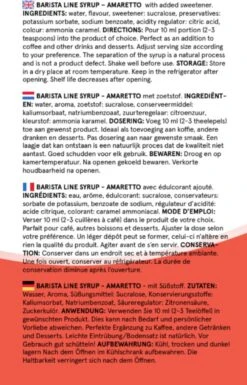 Fitcy | Koffiesiroop | Amaretto | Barista Syrup | Zero | Vegan | Vetvrij | Suikervrij | Keto-vriendelijk | Koffie | Siroop | MET DOSEERPOMP | 1L -LAVAZZA Winkel 770x1200 5