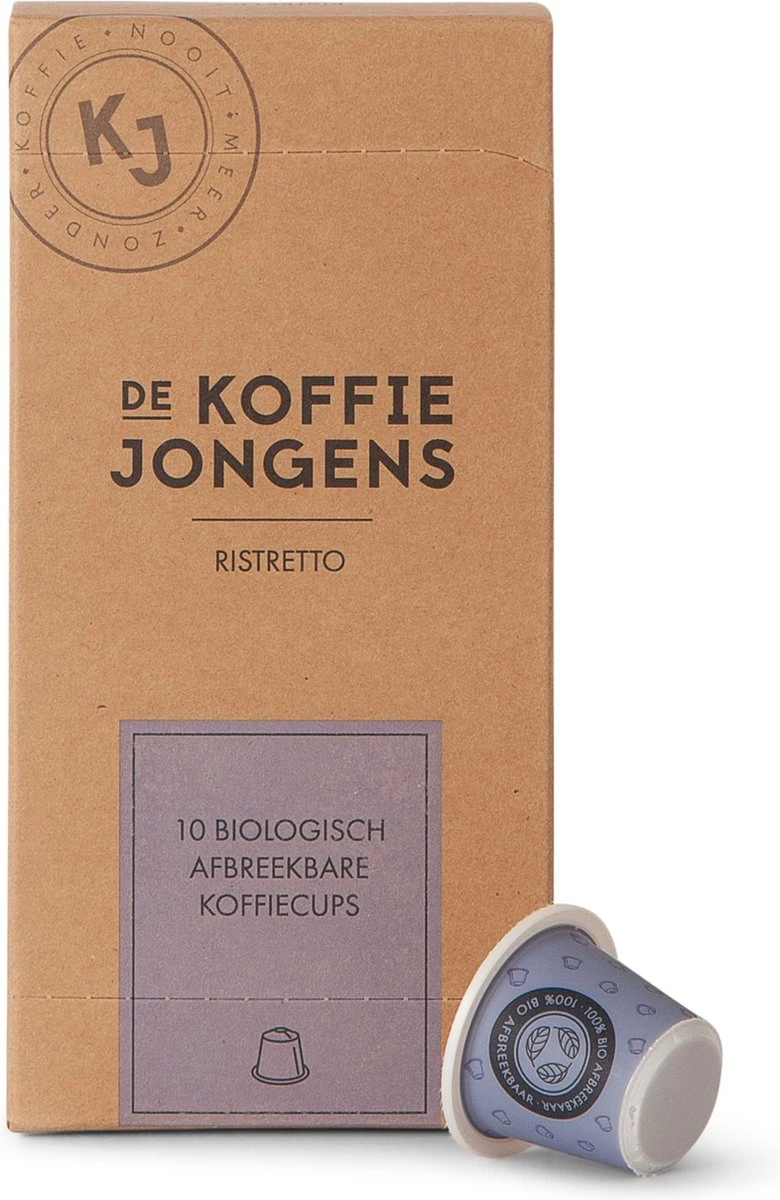 Biologisch afbreekbare koffiecups - Ristretto 60x - De Koffiejongens Biologisch Afbreekbare Koffiecups - Ristretto 60x - De Koffiejongens -LAVAZZA Winkel