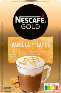 Nescafé Gold Latte Vanille Oploskoffie - 6 Doosjes à 8 Zakjes -LAVAZZA Winkel 794x1200 2