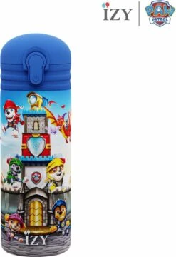 IZY Bottles X Paw Patrol - Rescue Knights | 350 ML | Kinderen | Thermosfles | Drinkfles | Waterfles | Schoolfles | Isoleerfles | Beker | Drinkbeker | Koud | Warm | Fles | Kinder | Back To School | 350ml -LAVAZZA Winkel 824x1200