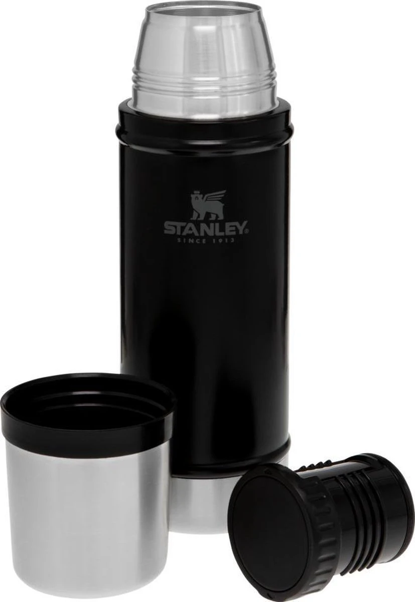 Stanley The Legendary Classic Bottle 0,47L - thermosfles - Matte Black Stanley The Legendary Classic Bottle 0,47L - Thermosfles - Matte Black -LAVAZZA Winkel