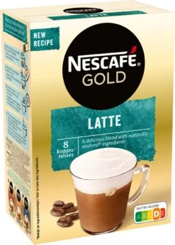 Nescafé Gold Latte Macchiato Oploskoffie - 6 Doosjes à 8 Zakjes -LAVAZZA Winkel 856x1200 3