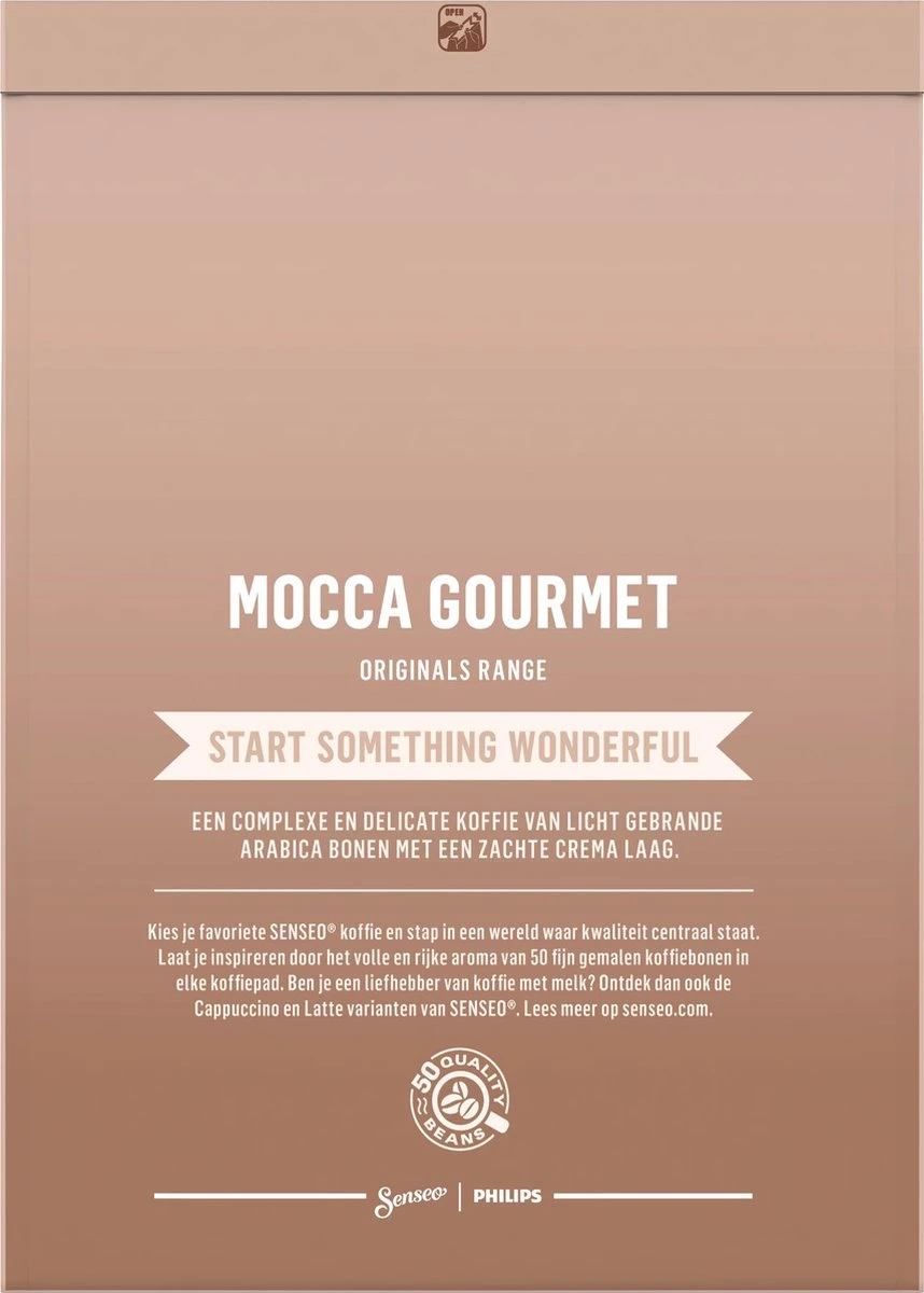 Senseo Mocca Gourmet Koffiepads - 4/9 Intensiteit - 10 x 36 pads Senseo Mocca Gourmet Koffiepads - 4/9 Intensiteit - 10 X 36 Pads -LAVAZZA Winkel 858x1200 9