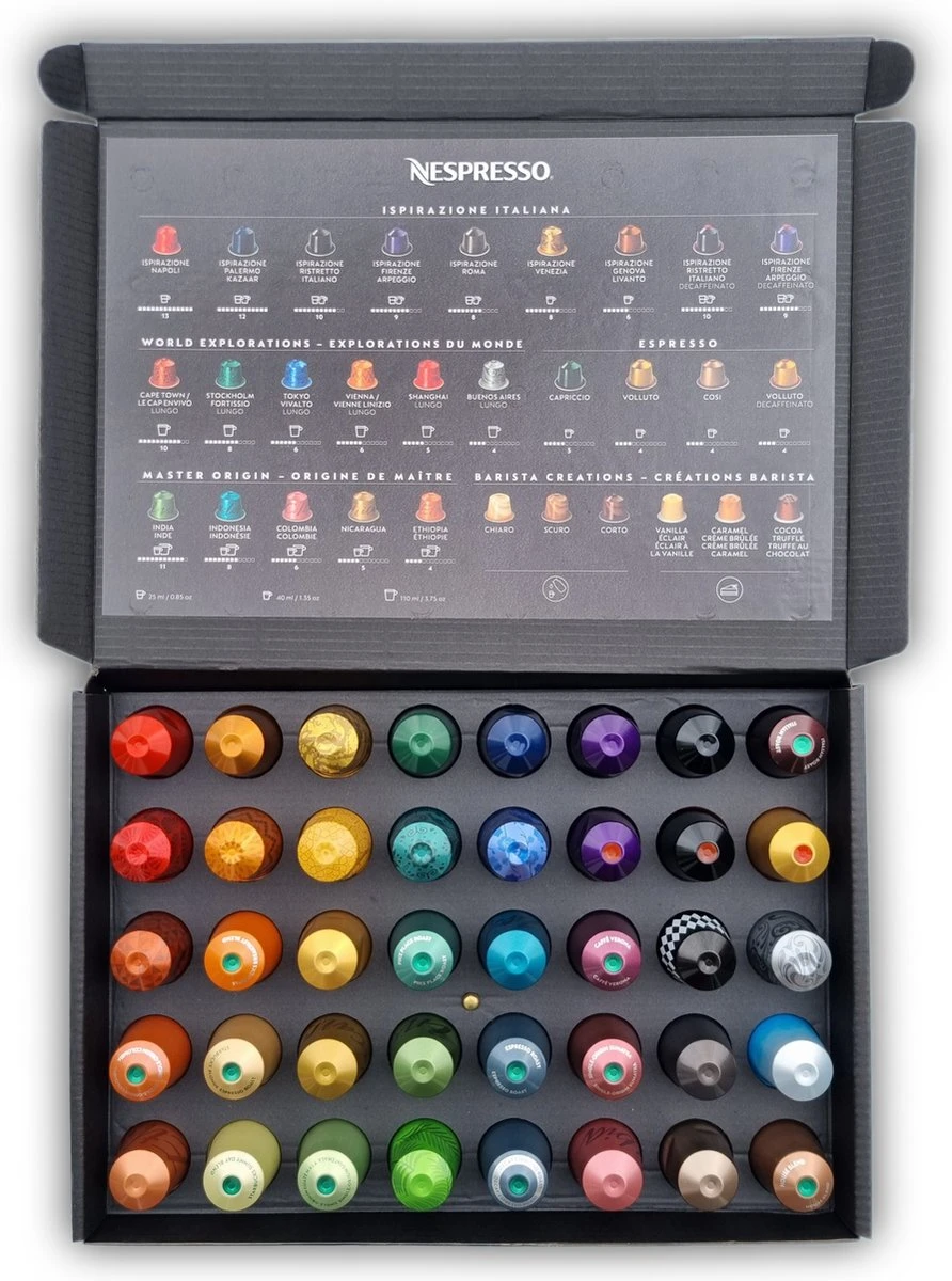 Koffie Proeverij Pakket groot 40 stuks verschillende smaken met Mystery Card 'Get well soon' met persoonlijke (video) boodschap | Verjaardag | Sinterklaas | Kerstpakket | Vaderdag | Moederdag | Jubileum | Valentijnsdag Koffie Proeverij Pakket Groot 40 Stuks Verschillende Smaken Met Mystery Card 'Get Well Soon' Met Persoonlijke (video) Boodschap | Verjaardag | Sinterklaas | Kerstpakket | Vaderdag | Moederdag | Jubileum | Valentijnsdag -LAVAZZA Winkel 892x1200 5