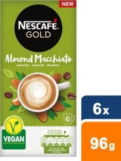 Nescafé Gold Almond Macchiato Oploskoffie - 6 Doosjes à 6 Zakjes -LAVAZZA Winkel 900x1200 17