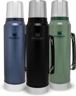 Stanley The Legendary Classic Bottle 1,00L - Thermosfles - Matte Black -LAVAZZA Winkel 951x1200