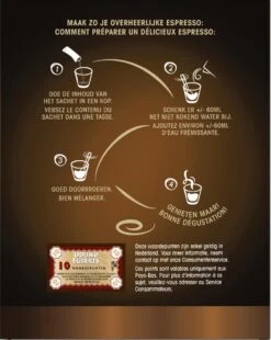 Douwe Egberts Espresso Sticks Oploskoffie - 6 X 25 Zakjes -LAVAZZA Winkel 957x1200 1