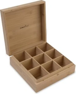 Theedoos Van ZENZYTEA® - Bamboe - Theedoos 9 Vaks - Inclusief 3 Theeblikken Voor Losse Thee - Geschikt Voor Grote & Kleine Theezakjes - Vierkant - Grote Vakken - Luxe Verpakking - Cadeau 8 Theedoos Van ZENZYTEA® - Bamboe - Theedoos 9 Vaks - Inclusief 3 Theeblikken Voor Losse Thee - Geschikt Voor Grote & Kleine Theezakjes - Vierkant - Grote Vakken - Luxe Verpakking - Cadeau -LAVAZZA Winkel 975x1200