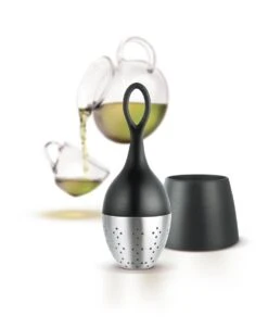 AdHoc Floatea Drijvend Thee-ei - H 130mm - Zwart -LAVAZZA Winkel 982x1200 1